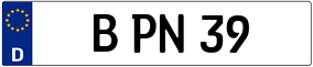 Truck License Plate